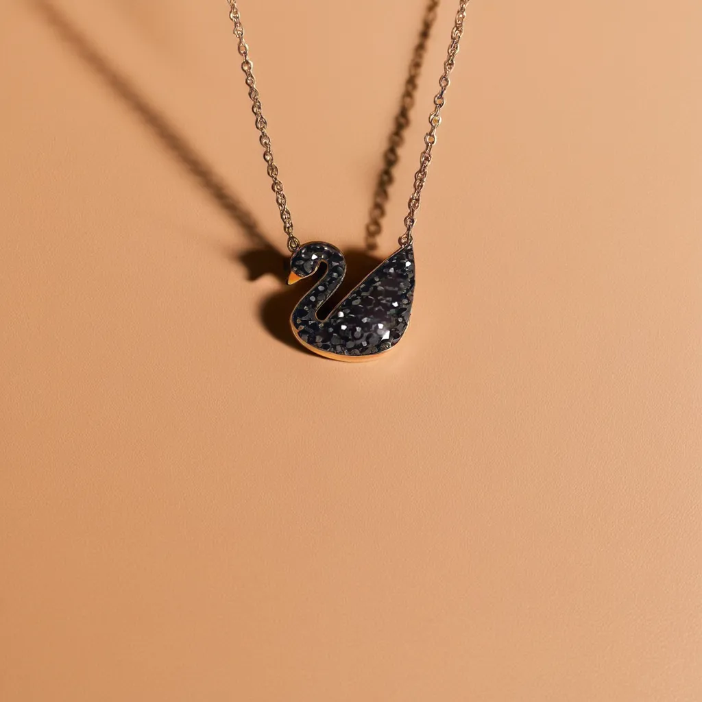 Black Swan Sparkle Necklace