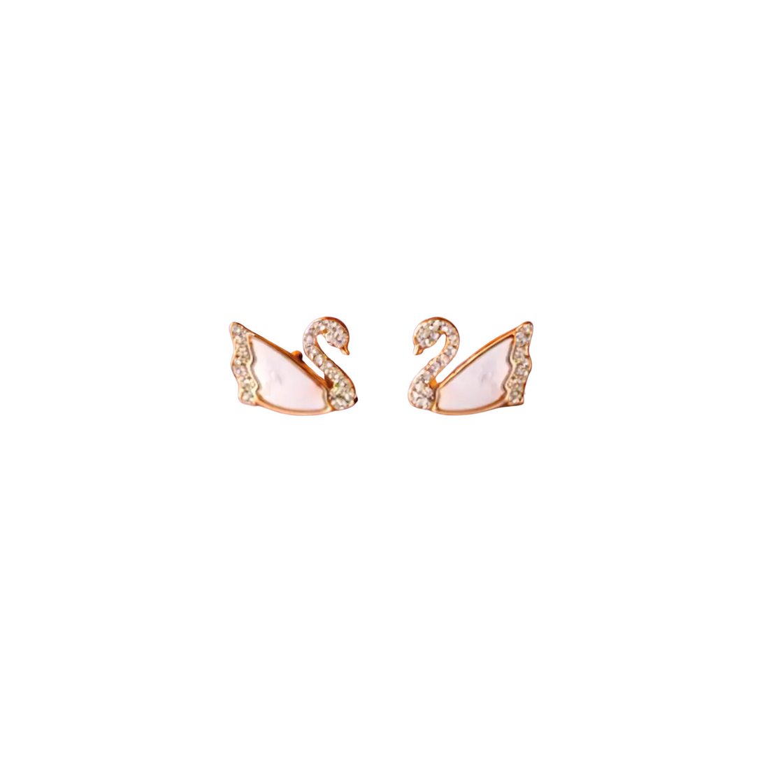 Swan Stud Earrings